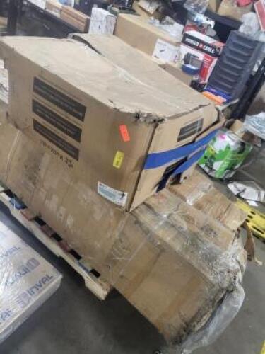 DESCRIPTION: (1) MISC PALLET OF PLAYGROUND EQUIPMENT BRAND/MODEL: MANY, SPORTSPOWER, KIDKRAFT, ETC INFORMATION: NOT GUARANTEED TO BE FULL SETS. BOX 1
