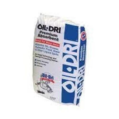 DESCRIPTION: (25) BAGS OF OIL ABSORBENTS BRAND/MODEL: OIL-DRI #I05040-G50 INFORMATION: MONTMORILLONITE CLAY/BROWN & TAN RETAIL$: $29.11 EA SIZE: 40 QU