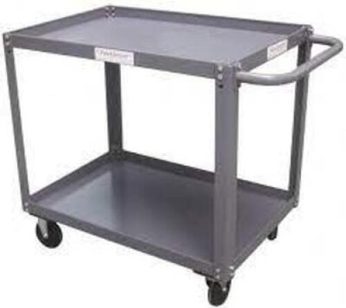 DESCRIPTION: (1) SERVICE UTILITY CART BRAND/MODEL: VALUE COLLECTION #WS-MH-SCAR-025 INFORMATION: GRAY, STEEL RETAIL$: $458.03 EA SIZE: 30"W 48"L 4000