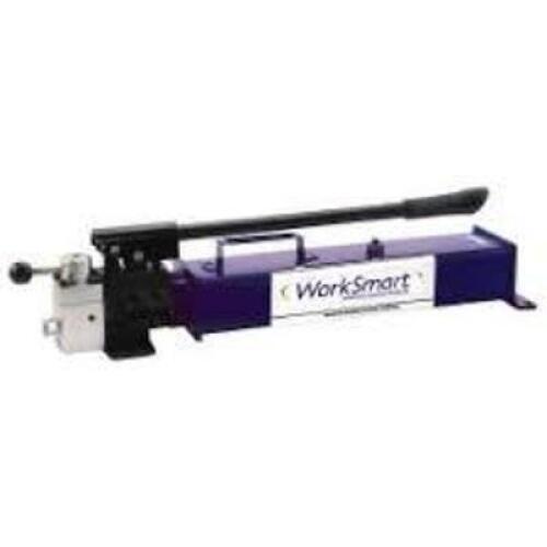 DESCRIPTION: (1) HYDRAULIC HAND PUMP WITH CARRY HANDLE BRAND/MODEL: WORKSMART #WS-MH-HPC1-017 INFORMATION: BLUE RETAIL$: $999.71 EA SIZE: 2 SPEED, 4 W