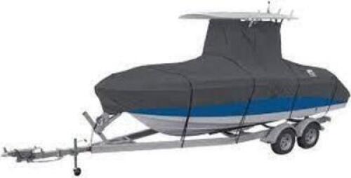 DESCRIPTION: (1) T-TOP STORMPRO BOAT COVER BRAND/MODEL: CLASSIC ACCESSORIES INFORMATION: BLACK RETAIL$: $226.15 EA SIZE: 17-19 FT LONG QTY: 1
