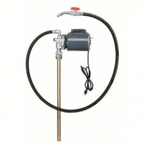 DESCRIPTION: (1) OIL TRANSFER PUMP BRAND/MODEL: DAYTON #12F735 RETAIL$: $669.23 EA SIZE: ELECTRIC, 4 GPM GPM MAX., 115 V AC, 1/2 HP HP, 8 FT HOSE LG (