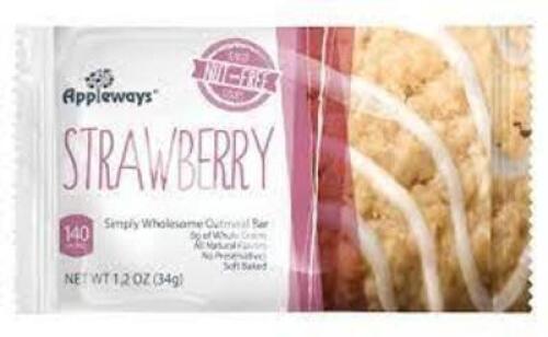 DESCRIPTION: (1) CASE OF (216) WHOLESOME OATMEAL BAR BRAND/MODEL: DARLINGTON INFORMATION: APPLEWAYS RETAIL$: $110.58 TOTAL SIZE: 1.2 OZ BARS QTY: 1