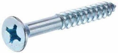 DESCRIPTION: (1) BOX OF (100) WOOD SCREWS, PHILLIPS BRAND/MODEL: PFC #00501-1226-401 INFORMATION: ZINC BLUE RETAIL$: $59.44 PER BOX SIZE: #12 X 2-1/2"