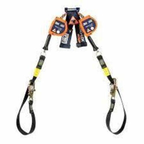 DESCRIPTION: (1) NANO-LOK EDGE TWIN LEG TIE BACK SELF RETRACTING LIFELINE BRAND/MODEL: 3M DBI-SALA #3500228 INFORMATION: ORANGE RETAIL$: $661.99 EA SI