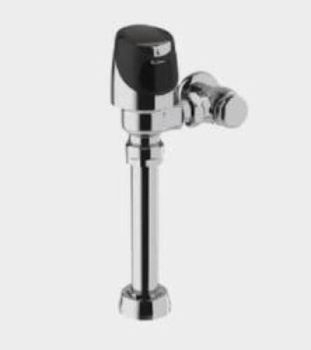 DESCRIPTION: (1) SOLAR WATER CLOSET FLUSHOMETER BRAND/MODEL: SOLAN #3370002 INFORMATION: CHROME AND BLACK RETAIL$: $582.62 EA SIZE: 1.28 GPF QTY: 1