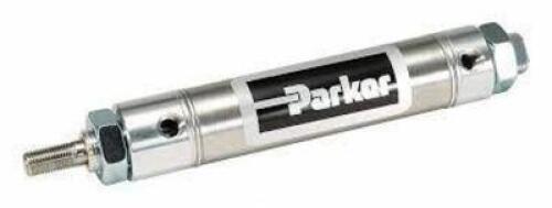 DESCRIPTION: (2) PNEUMATIC AIR CYLINDERS BRAND/MODEL: PARKER #49J881 RETAIL$: $128.70 EA SIZE: 2 IN AIR CYLINDER BORE DIA., 2 IN STROKE, 1/4 IN FNPT P