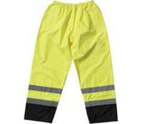 DESCRIPTION: (6) PAIRS OF CLASS E SAFETY PANTS BRAND/MODEL: PIP #318-1757-YEL INFORMATION: HI VIZ YELLOW RETAIL$: $26.00 PER PAIR SIZE: 5X QTY: 6