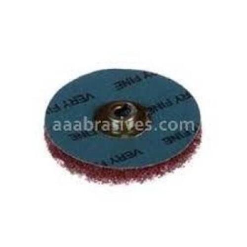 DESCRIPTION: (1) BOXES OF (50) QUICK CHANGE BUFF AND BLEND HS DISC BRAND/MODEL: STANDARD ABRASIVES #840322 RETAIL$: $50.00 EA SIZE: 2 IN QTY: 1