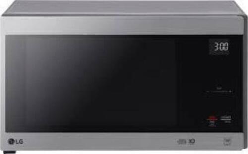 DESCRIPTION: (1) COUNTERTOP MICROWAVE BRAND/MODEL: LG NEOCHEF INFORMATION: BLACK WITH STAINLESS STEEL RETAIL$: $209.99 EA SIZE: 1.5 CU FT QTY: 1