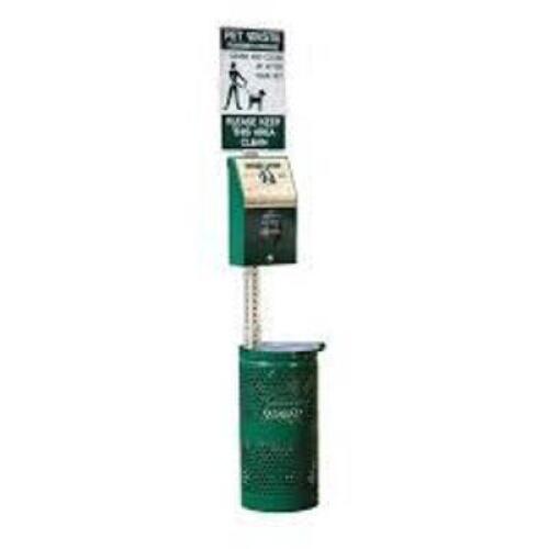 DESCRIPTION: (1) HEADER PAK PET STAITION BRAND/MODEL: DOGIPOT #1003HP-L RETAIL$: $384.10 EA QTY: 1