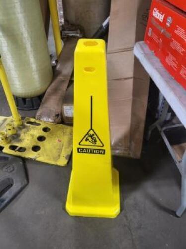 DESCRIPTION: (1) 4 SIDED SLIPPERY FLOOR CONE RETAIL$: $30.00 EA QTY: 1