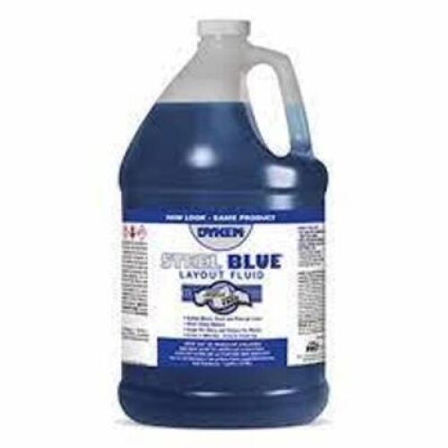 DESCRIPTION: (2) LAYOUT FLUID BRAND/MODEL: DYKEM STEEL BLUE #80700 RETAIL$: $151.46 EA SIZE: 1 GALLON QTY: 2