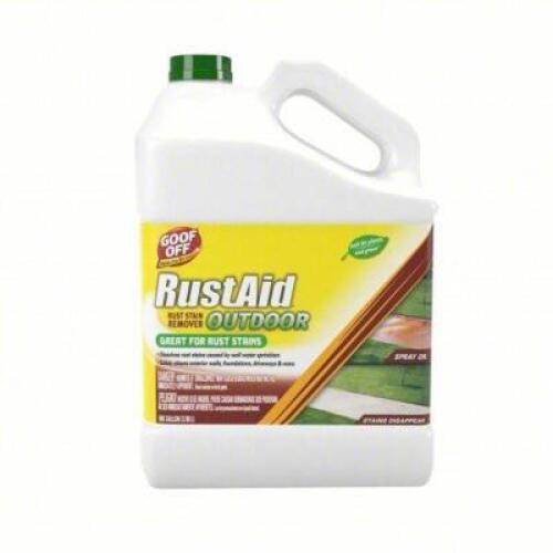 DESCRIPTION: (1) RUST STAIN REMOVER BRAND/MODEL: GOOF OFF #6XFH2 RETAIL$: $20.00 EA SIZE: 1 GALLON QTY: 1