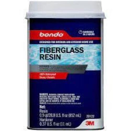 DESCRIPTION: (1) FIBERGLASS RESIN BRAND/MODEL: BONDO RETAIL$: $31.98 EA SIZE: 32 FL OZ QTY: 1