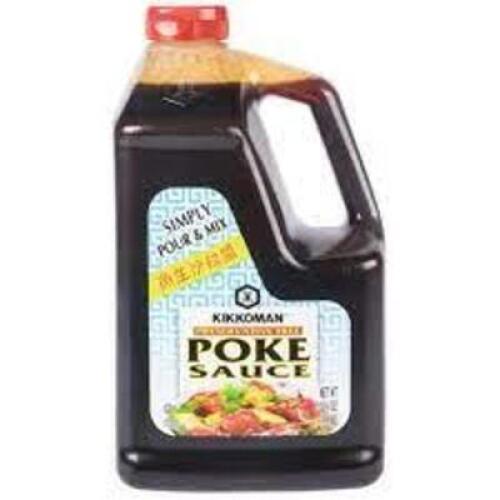 DESCRIPTION: (2) POKE SAUCE BRAND/MODEL: KIKKOMAN RETAIL$: $22.95 EA SIZE: 5 LB QTY: 2