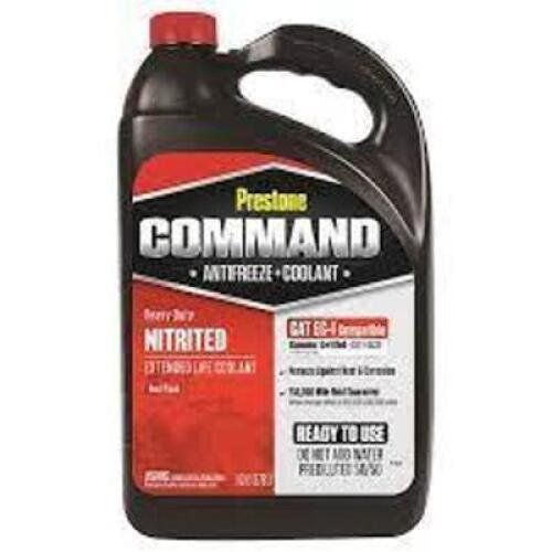 DESCRIPTION: (1) DIESEL ANTIFREEZE COOLANT BRAND/MODEL: PRESTONE COMMAND NITRITE RETAIL$: $16.42 EA SIZE: 1 GOOGLE QTY: 1