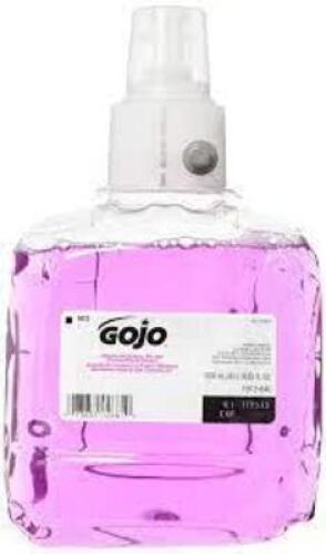 DESCRIPTION: (2) ANTIBACTERIAL FOAM HANDWASH BRAND/MODEL: GOJO INFORMATION: PLUM RETAIL$: $29.49 EA SIZE: 1200 ML QTY: 2