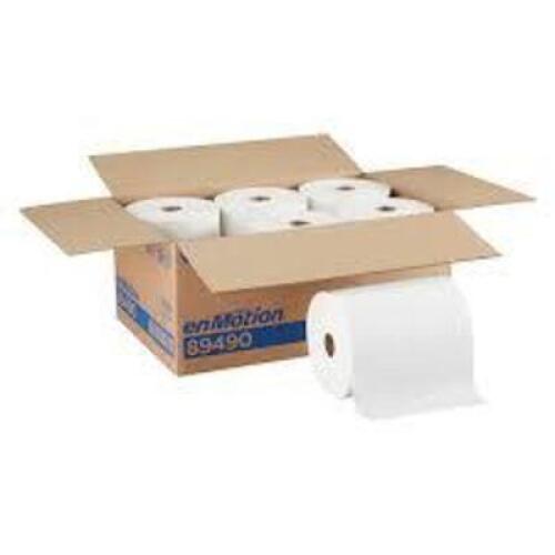 DESCRIPTION: (1) CASE OF (6) ROLLS OF PAPER TOWELS BRAND/MODEL: ENMOTION #89490 RETAIL$: $114.25 EA QTY: 1