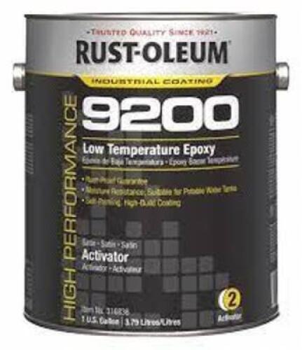 DESCRIPTION: (1) LOW TEMPERATURE EPOXY BRAND/MODEL: RUST-OLEUM 9200 INFORMATION: ACTIVATOR RETAIL$: $146.78 EA SIZE: 1 GALLON QTY: 1