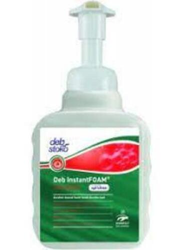 DESCRIPTION: (6) INSTANT FOAM COMPLETE SANITIZER BRAND/MODEL: DEB STOKO RETAIL$: $102.99 TOTAL SIZE: 400 ML QTY: 6