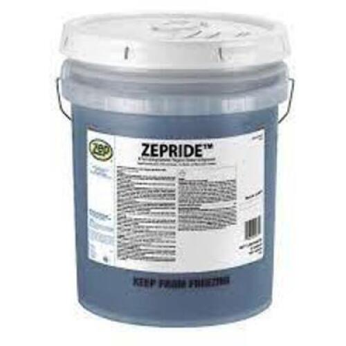 DESCRIPTION: (1) FAST ACTING GENERAL PURPOSE CLEANER AND DEGREASER BRAND/MODEL: ZEP ZEPRIDE RETAIL$: $122.95 EA SIZE: 5 GALLON QTY: 1