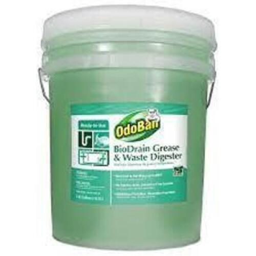 DESCRIPTION: (1) BIODRAIN GREASE AND WASTE DIGESTER BRAND/MODEL: ODOBAN RETAIL$: $72.99 EA SIZE: 5 GALLON QTY: 1