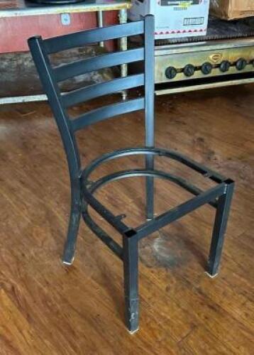DESCRIPTION: (14) METAL DINING CHAIR FRAMES (SEAT CUSIONS ARE NOT INCLUDED, SEE PHOTOS)