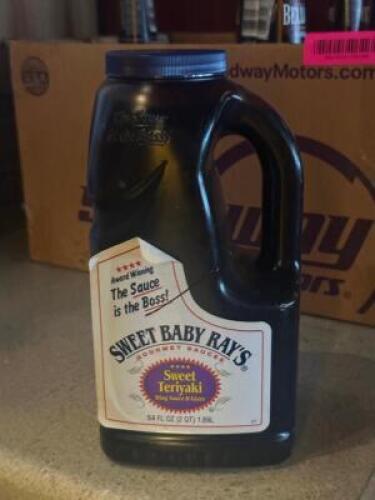 (12) - CT. BOX OF SWEET BABY RAYS TERIYAKI SAUCE