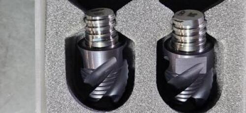 DESCRIPTION: (6) SOLID CARBIDE CHIP SURFER TIPS BRAND/MODEL: INGERSOLL 47D-5037T8RN03 RETAIL$: $135.60 EA SIZE: 1/2" DIA QTY: 6