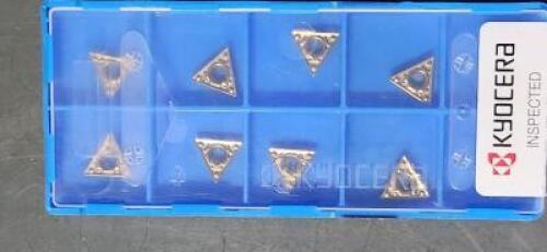 DESCRIPTION: (10 ) TCMT21.51HQ PV90 CERMET INSERTS BRAND/MODEL: KYOCERA TKZ62642 RETAIL$: $22.50 PER INSERT QTY: 10
