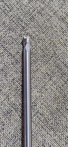 DESCRIPTION: (2) SOLID CARBIDE SQ END MILL BRAND/MODEL: KYOCERA 1755-1250L2250 RETAIL$: $ 89.81 EA SIZE: 1/8" QTY: 2