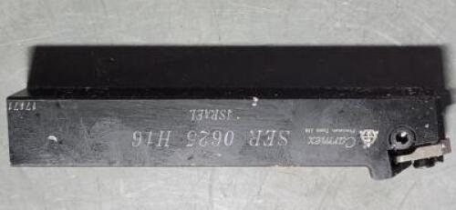 DESCRIPTION: (1) INDEXABLE TURNING TOOL HOLDER BRAND/MODEL: CARMEX SER0625 H16 RETAIL$: 139 SIZE: 1x1" SQ SHANK QTY: 1