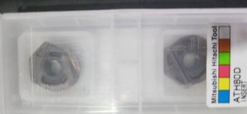 DESCRIPTION: (2) ATH80D CARBIDE INSERTS BRAND/MODEL: HITACHI IZDFG120-WH RETAIL$: $50.00 PER INSERT QTY: 2
