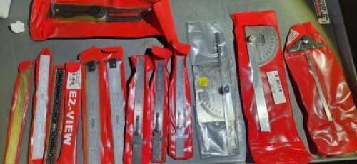 DESCRIPTION: (13) VARIOUS MESURING DEVICES BRAND/MODEL: SPI VARIOUS RETAIL$: $???.?? SIZE: VARIES QTY: 13