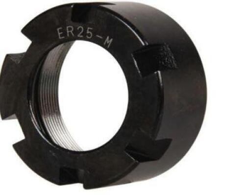 DESCRIPTION: (2) ER25 COLLET LOCK NUT BRAND/MODEL: VC 42055111 RETAIL$: $49.81 EA QTY: 2