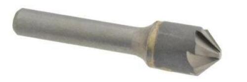DESCRIPTION: (1) SOLID CARBIDE RHC 90 DEG COUNTERSINK BRAND/MODEL: HERTEL 02389823 RETAIL$: 125.06 SIZE: 5/8" HD 3/8" SD QTY: 1