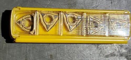 DESCRIPTION: (20) WNMG432 CARBIDE TURNING INSERTS BRAND/MODEL: KENNAMETAL WNMG08008MN KC9125 RETAIL$: 25.75 PER INSERT QTY: 20