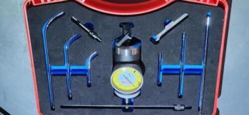 DESCRIPTION: (1) TEST INDICATOR KIT: 9 PC, 0.25? MEASURING RANGE, 0-5-0 DIAL READING BRAND/MODEL: SPI 13-978-2 RETAIL$: 304.43 SIZE: 0.0002? ACCURACY,