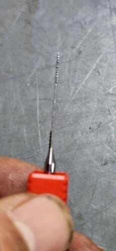 DESCRIPTION: (6) SOLID CARBIDE MICRO DRILLS BRAND/MODEL: KYOCERA 109-0230.1050A1 RETAIL$: $18.50 EA SIZE: 0.0230" QTY: 6
