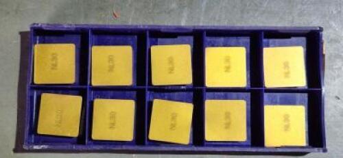 DESCRIPTION: (10) SPU633A NL30 CARBIDE MILLING INSERTS BRAND/MODEL: STELLRAM SPUN190412E RETAIL$: $48.73 PER INSERT QTY: 10