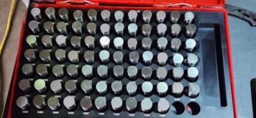 DESCRIPTION: (1) CLASS ZZ (82) PIECE PLUG GAGE SET BRAND/MODEL: VC 616-81516 RETAIL$: 563.77 SIZE: 0.751 TO 0.832" RANGE QTY: 1