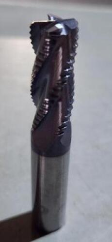 DESCRIPTION: (1) "HOG" SOLID CARBIDE TURBO ROUGHING END MILL BRAND/MODEL: HTC 310-4500 RETAIL$: $52.00 EA SIZE: 1/2" 1' LOC QTY: 1