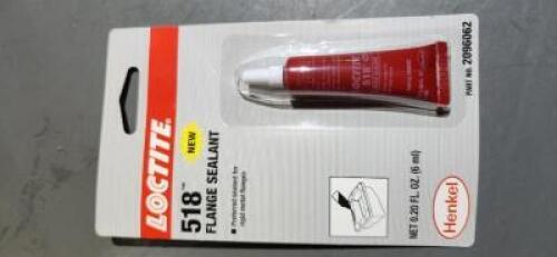 DESCRIPTION: (1) CASE OF (12) ANAEROBIC GASKET MAKER BRAND/MODEL: LOCTITE 518 RETAIL$: $11.61 EA SIZE: 0.2OZ QTY: 1