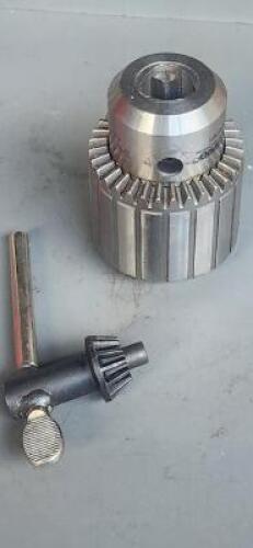 DESCRIPTION: (1) KEYED DRILL CHUCK BRAND/MODEL: ACCUPRO 65867871 RETAIL$: 158.46 SIZE: 3/16" TO 3/4 " QTY: 1