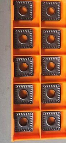 DESCRIPTION: (10) SNMM644EN-HR CARBIDE TURNING INSERTS BRAND/MODEL: HERTEL SNMM644EN-HR HC125T RETAIL$: $15.70 PER INSERT QTY: 10
