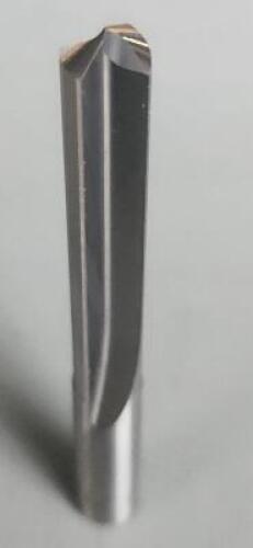 DESCRIPTION: (2) SOLID CARBIDE STRAIGHT FLUTE DRILL BITS BRAND/MODEL: GUHRING 04529814 RETAIL$: $191.46 EA SIZE: 9mm QTY: 2