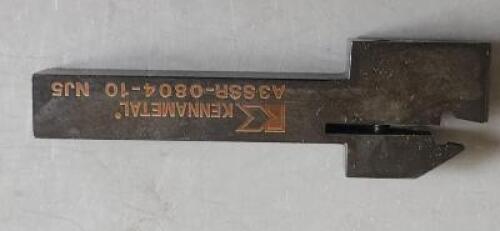 DESCRIPTION: (1) GROOVING TOOLHOLDER BRAND/MODEL: KENNAMETAL A3SSR080410 RETAIL$: 113.39 QTY: 1
