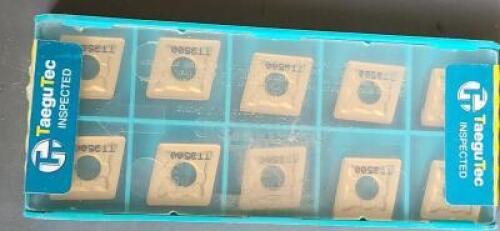 DESCRIPTION: (50) CNMG432ET CARBIDE TURNING INSERT BRAND/MODEL: INGERSOLL CNMG120408ET TT3500 RETAIL$: $15.28 PER INSERT QTY: 50