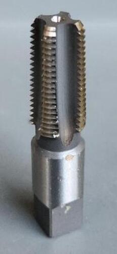 DESCRIPTION: (3) HSS STANDARD PIPE TAPS BRAND/MODEL: OSG 1200600700 RETAIL$: $53.23 EA SIZE: 1/4"-18 NPTF QTY: 3
